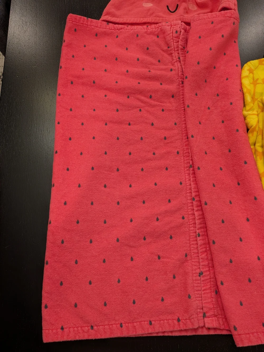 Carter's Pink Strawberry & Yellow Pineapple Hooded Pajama Sleep Sacks